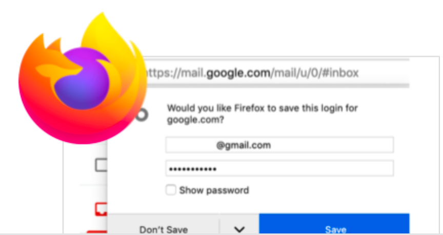Image of Firefox Browser Password Manager